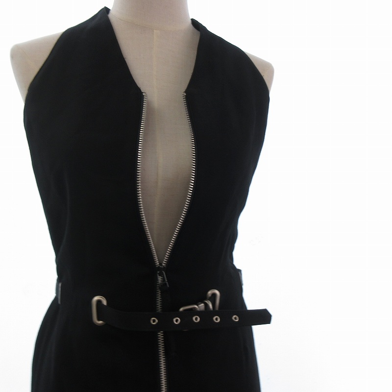 Jean Paul GAULTIER ブラックノースリーブロングワンピース ジャン