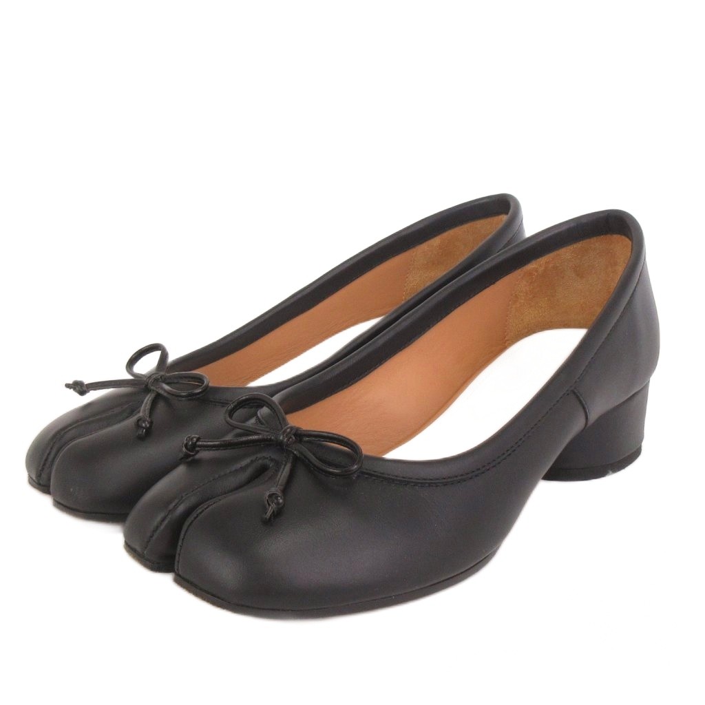 【9/8迄お値下げ】Maison margiela パンプス 低ヒール 36 メゾン マルジェラ MAISON MARGIELA S34WL0021 P3753 パンプス