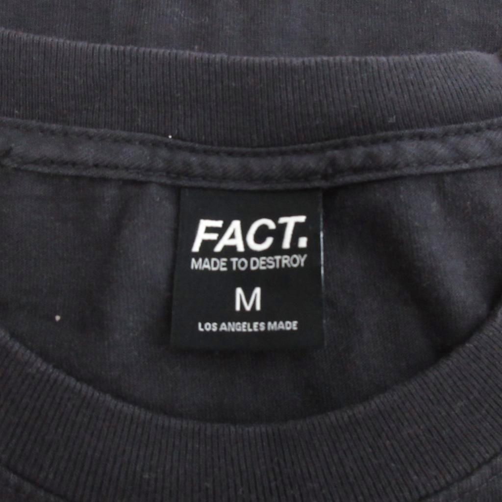 FACT Tシャツ サイズS ブラック Amazon.co.jp: FACT／ファクト Tシャツ 黒 FEEL IT NOW Sサイズ