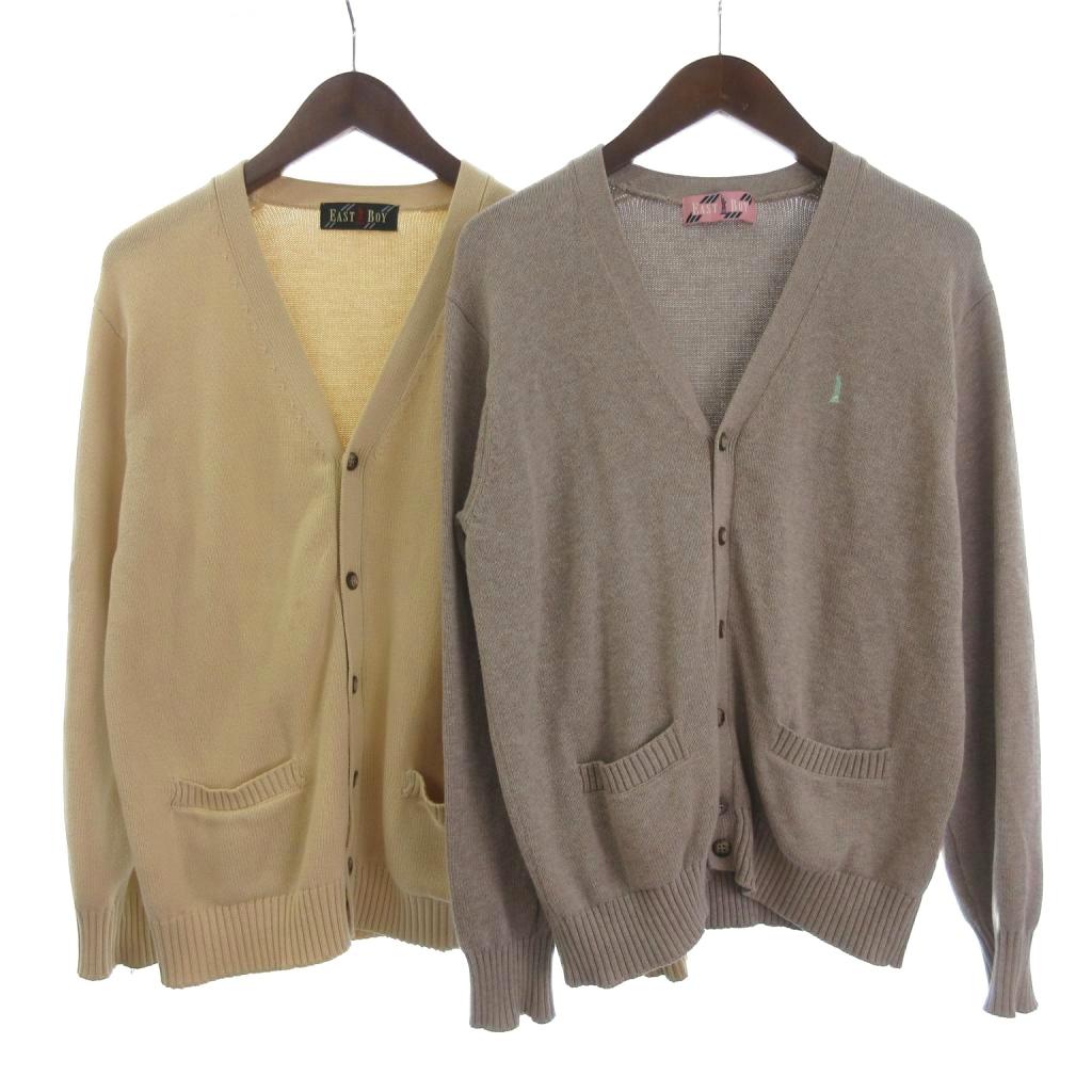 イーストボーイ EAST BOY 2点 ニットカーディガン Vネック 長袖