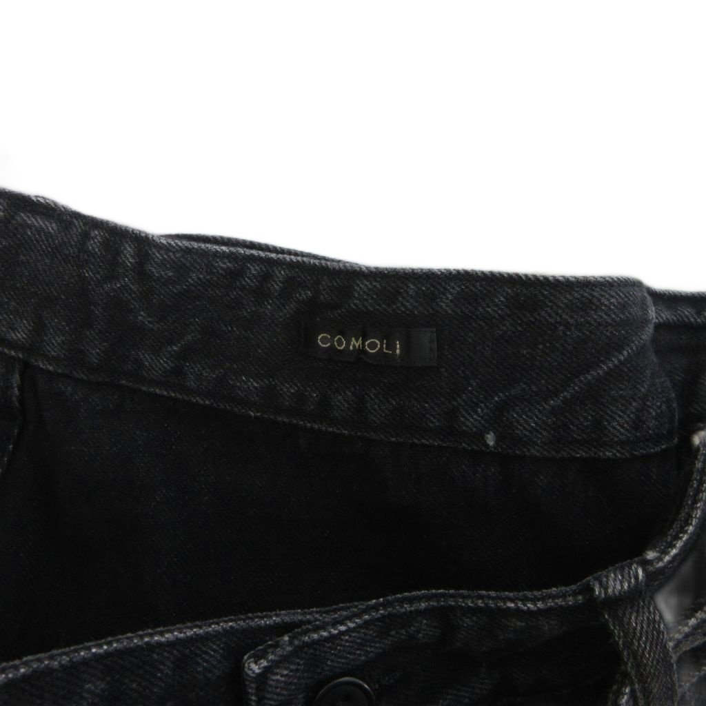 コモリ COMOLI 23SS デニムベルテッドパンツ ジーンズ ワイド コモリ COMOLI 23SS デニムベルテッドパンツ ジーンズ ワイド
