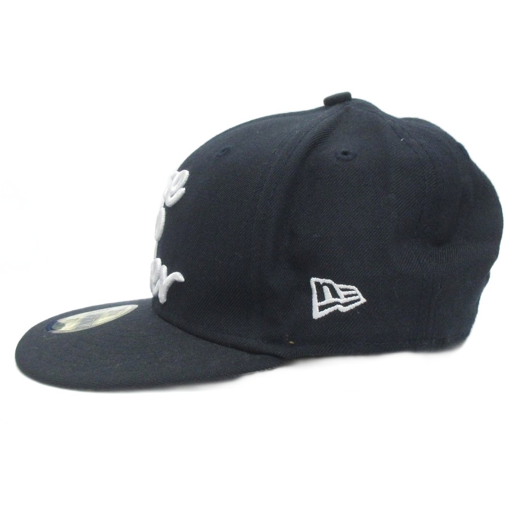 ニューエラ NEW ERA キャップ 刺繍 ウール 黒 ブラック 7 1/8