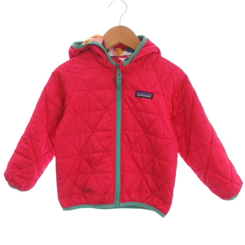 Patagonia キッズリバーシブルフードジャケット　140㎝ 新品タグ付き☆ Patagonia キッズリバーシブル フーディジャケット