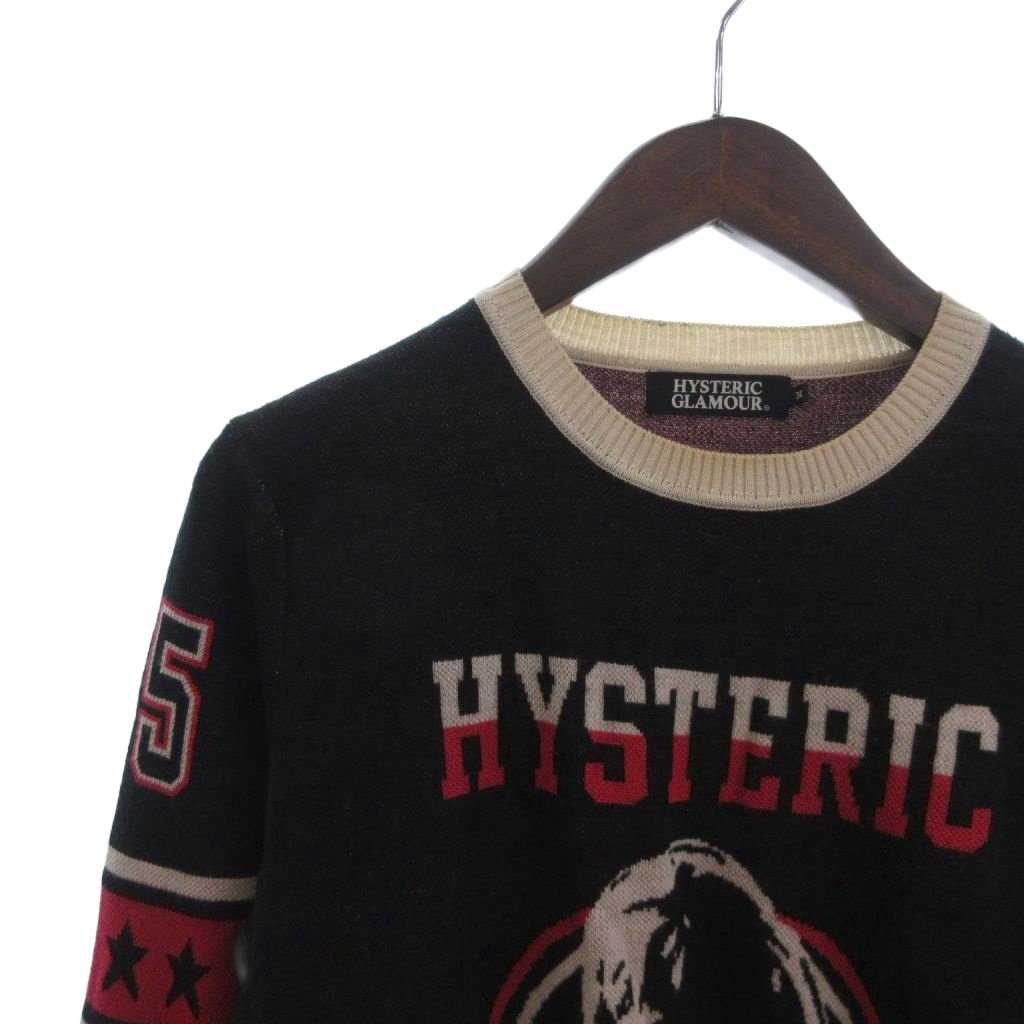 ヒステリックグラマー HYSTERIC GLAMOUR セーター ニット 長袖 クルー