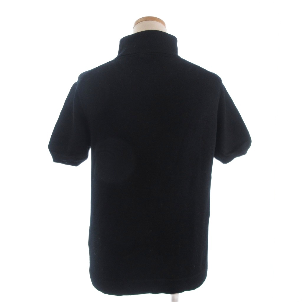 美品 バーバリーロンドン セーター ニット タートルネック ブラック 半袖 秋冬 バーバリー ロンドン BURBERRY LONDON タートルネック ニット セーター