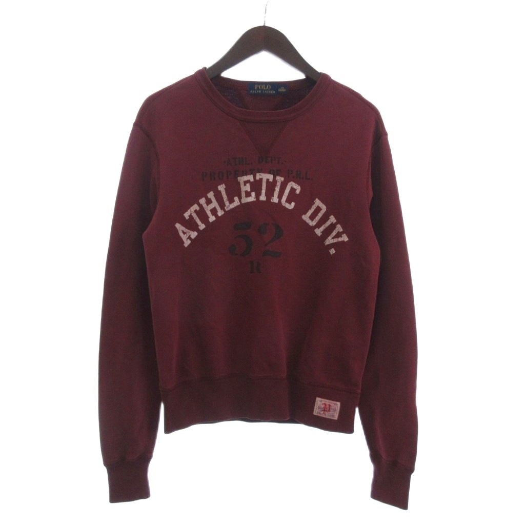 美品【POLO RALPH LAUREN ラルフローレン】スウェット　Vガゼット ポロ ラルフローレン POLO RALPH LAUREN スウェット トレーナー 長袖