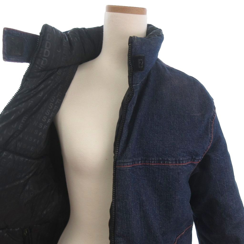 フェンディ FENDI jeans ブルゾン ジャケット コーディロイ襟 フェンディ FENDI jeans ブルゾン ジャケット コーディロイ襟