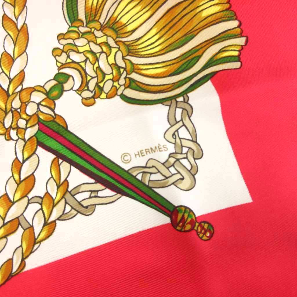 エルメス HERMES Paris ティンパニ奏者 カレ90 スカーフ チーフ 大判  