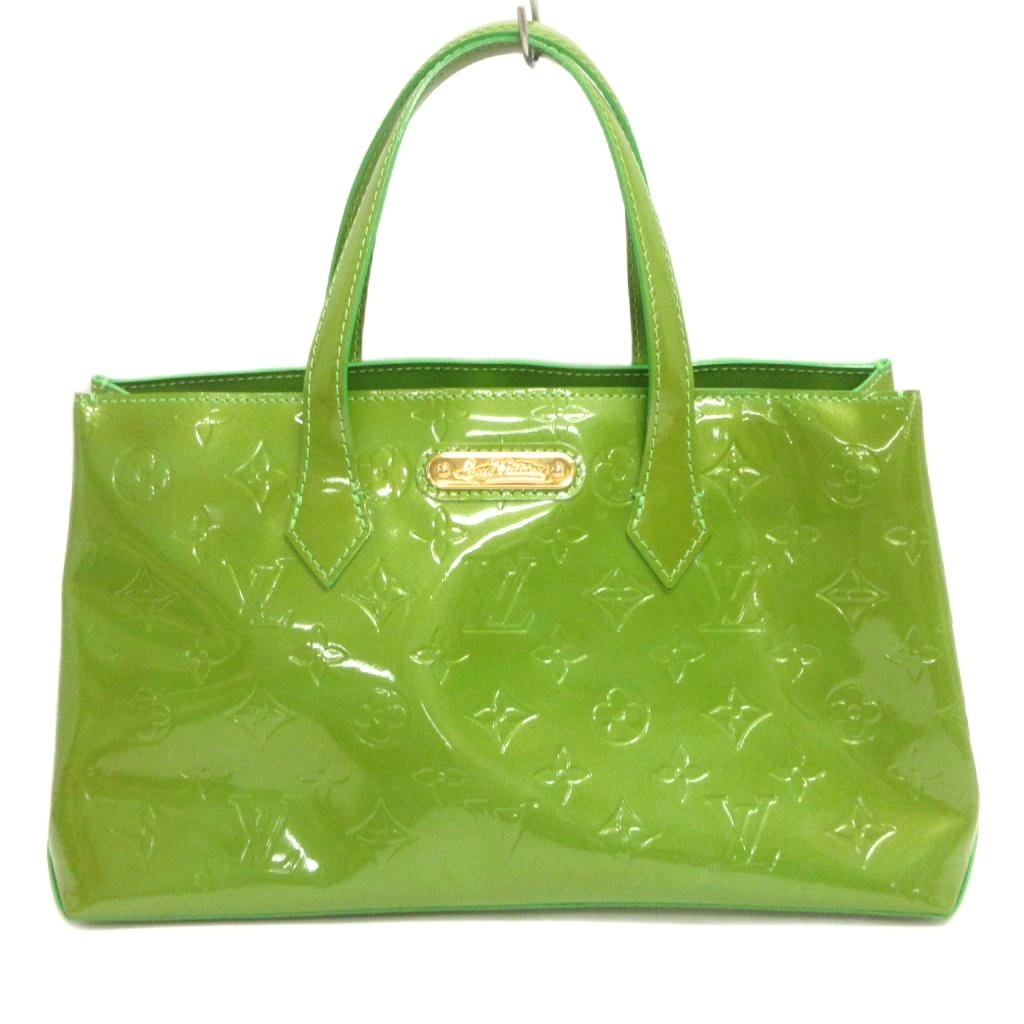 ルイヴィトン LOUIS VUITTON モノグラム ヴェルニ ウィルシャーPM 