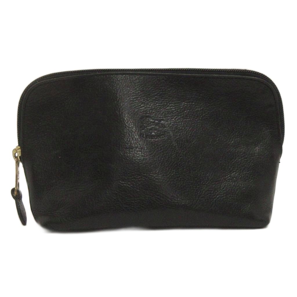 現行タグ】イルビゾンテ ショルダーバッグ サコッシュ ロゴ シボ