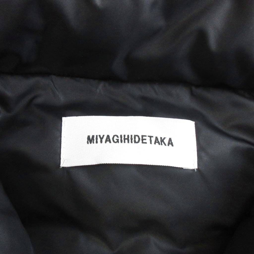 ミヤギヒデタカ MIYAGIHIDETAKA 美品 バンダナダウンベスト ペイズリー