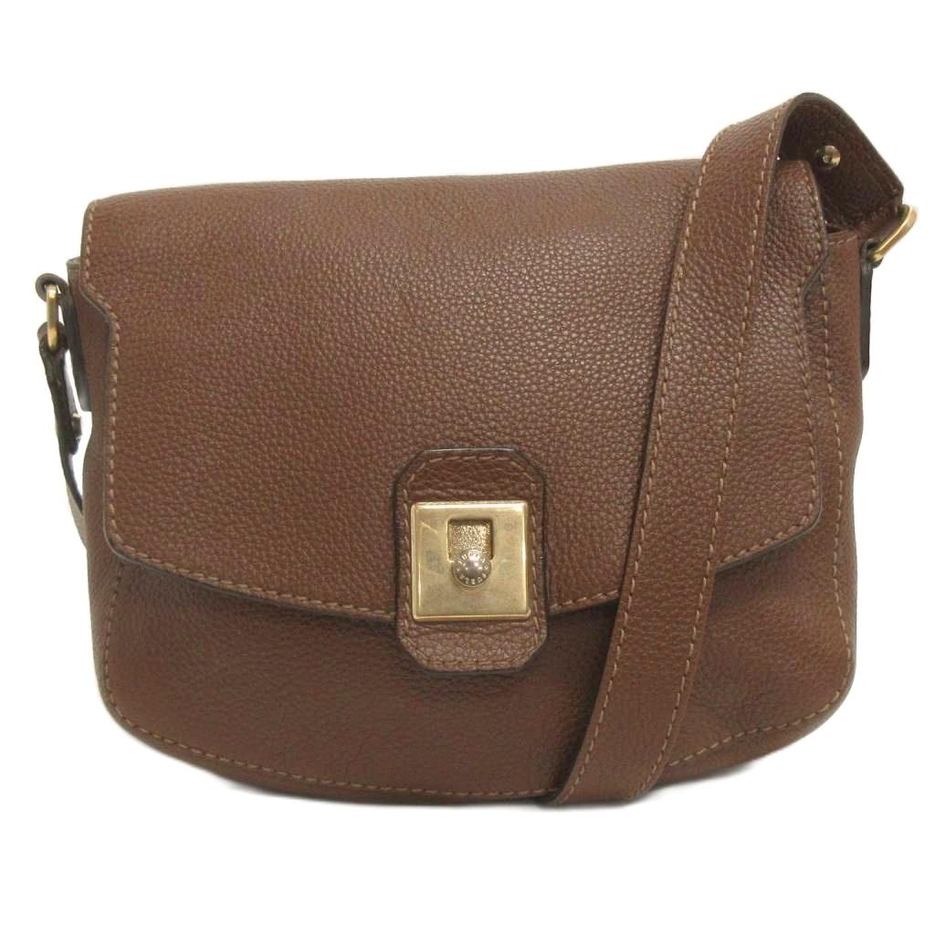 フルラ FURLA ショルダーバッグ 斜め掛け レザー 茶 ブラウン 鞄