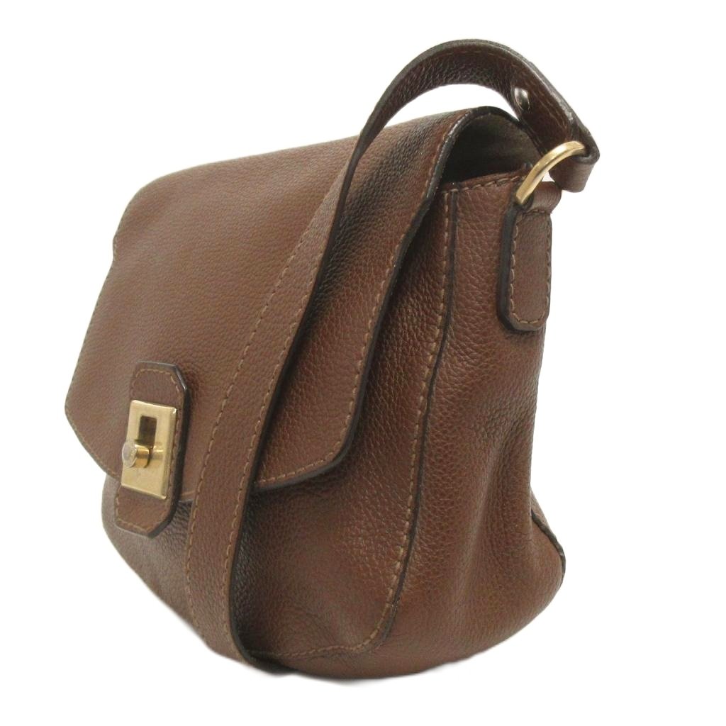 フルラ FURLA ショルダーバッグ 斜め掛け レザー 茶 ブラウン 鞄