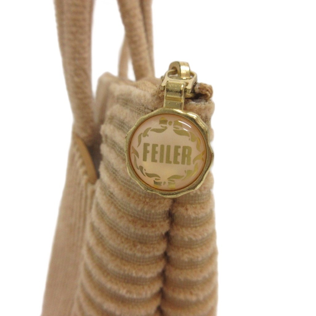 FEILER / ハンドバッグ/--/ベージュ// フェイラー FEILER 花柄 シアー トートバッグ ハンドバッグ ベージュ