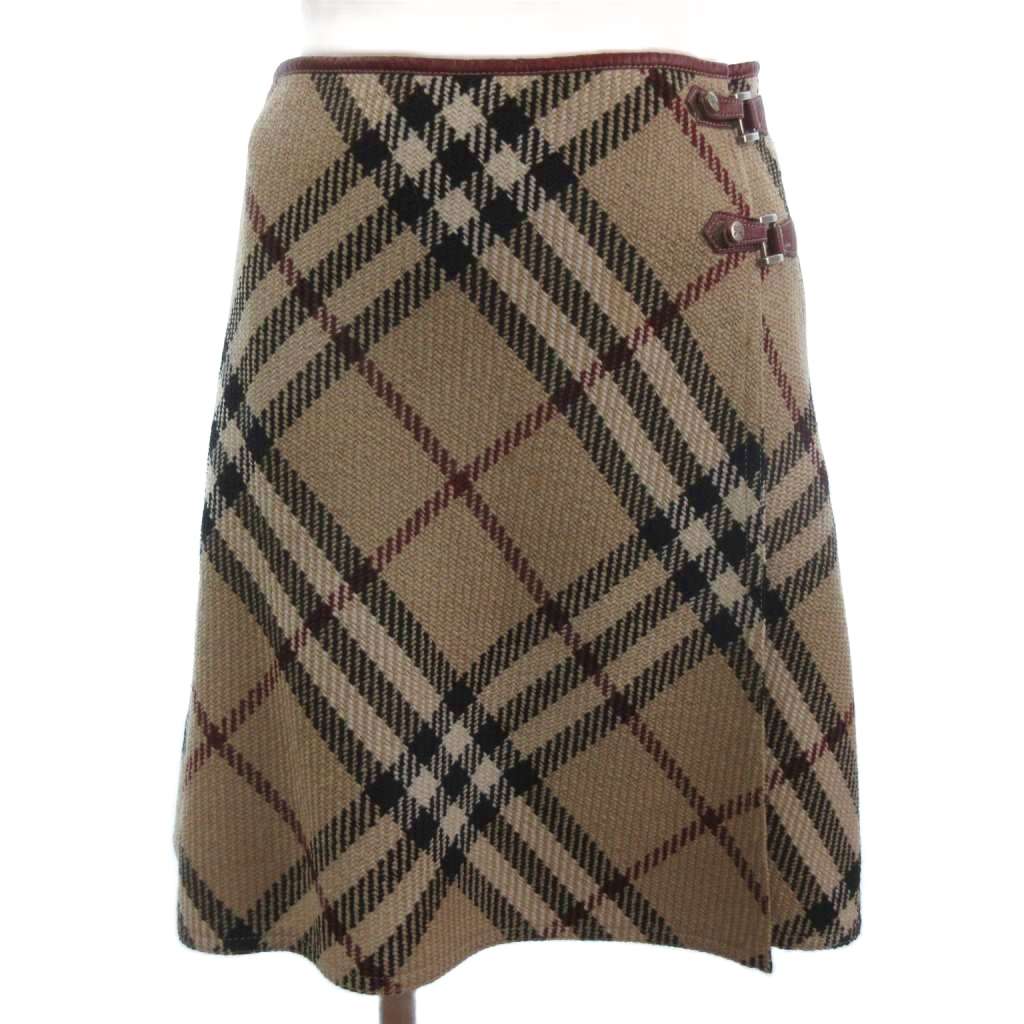 バーバリーブルーレーベル BURBERRY BLUE LABEL ノバチェック ラップ