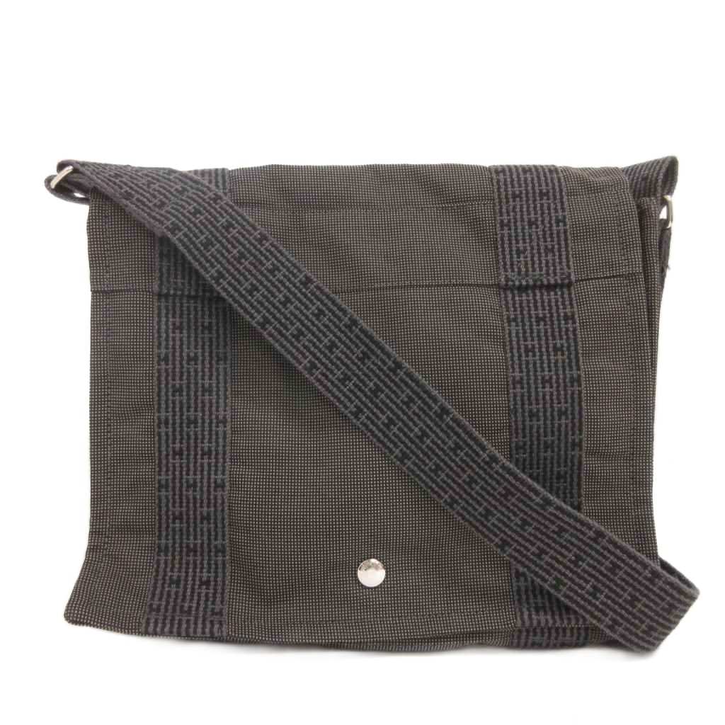 エルメス HERMES バサス PM エールライン ショルダーバッグ フラップ 