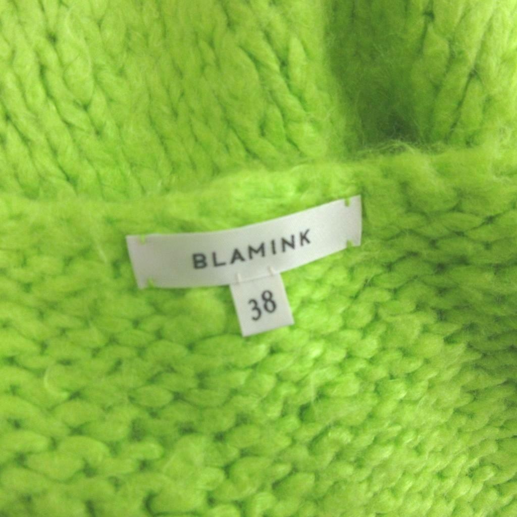 ブラミンク BLAMINK ノースリーブニット ロング プルオーバー 無地