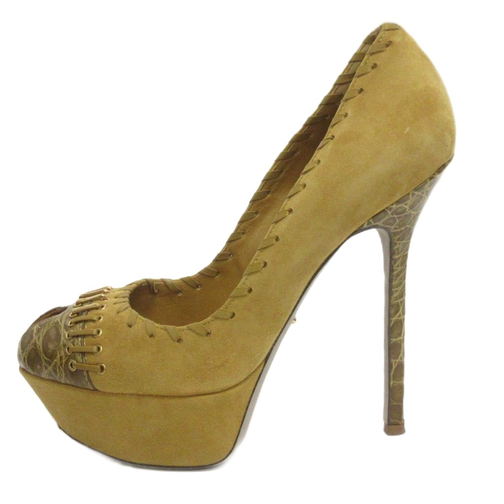 セルジオロッシ Sergio rossi ハイヒール パンプス オープントゥ