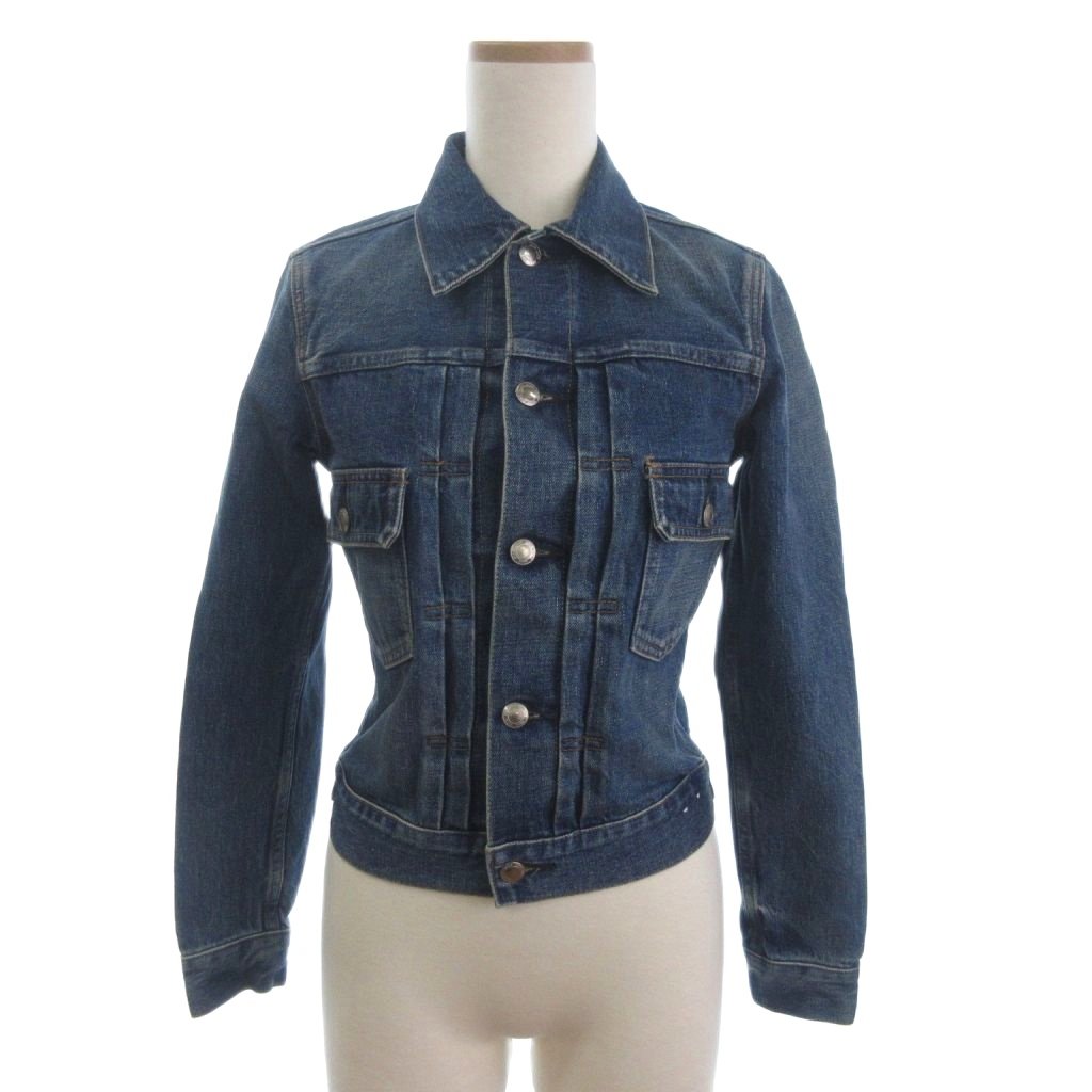 ハイク HYKE DENIM JACKET Gジャン ジャケット インディゴ 青 ブルー 1