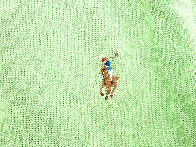 ラルフローレン RALPH LAUREN ポロシャツ 半袖 鹿の子 刺繍