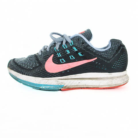 スニーカー ランニング エアズーム ストラクチャー 18 メッシュ ブラック ピンク 23 レディース 003 ベクトルパーク