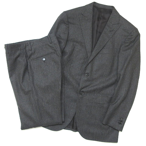 アタイヤ Attire スーツ セットアップ ピンストライプ ウール 秋冬 ブラウン 42 メンズ 003 ベクトルパーク