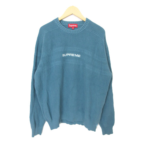 Supreme chest stripe raglan sweater 18ss（Supreme shop raglan  