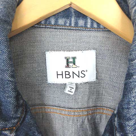 ハバノス HBNS デニムジャケット ライダース Gジャン ダブル 