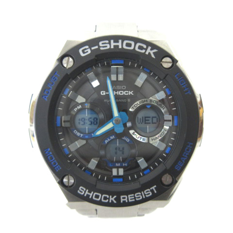 カシオジーショック CASIO G-SHOCK G-STEEL 電波ソーラー GST-W100D 