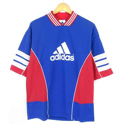アディダス Adidas カットソー スポーツウェア トップス 半袖 メッシュ ロゴ L 赤 青 白 メンズ 003 ベクトルパーク アディダス Adidas カットソー スポーツウェア トップス 半袖 メッシュ ロゴ L 赤 青 白 メンズ 003 ベクトルパーク