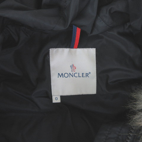 モンクレール MONCLER ダウンジャケット MESS ファーフード ベルト付 46345/91/69869 黒 ブラック 0 レディース モンクレール MONCLER ダウンジャケット MESS ファーフード ベルト付 46345/91/69869 黒 ブラック 0 レディース
