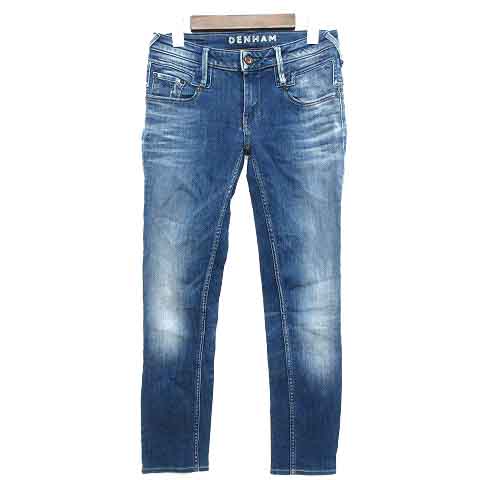 デンハム DENHAM デニム パンツ スキニー ジーンズ ウォッシュ加工 26 