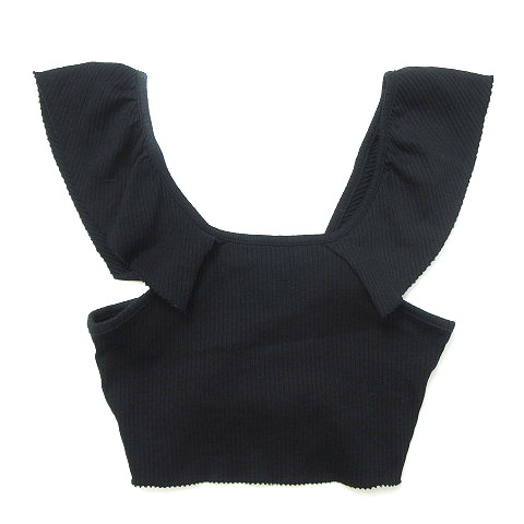 ザラ Zara カットソー オフショル チューブトップ リブ ブラック 黒 S レディース 003 ベクトルパーク ザラ Zara カットソー オフショル チューブトップ リブ ブラック 黒 S レディース 003 ベクトルパーク