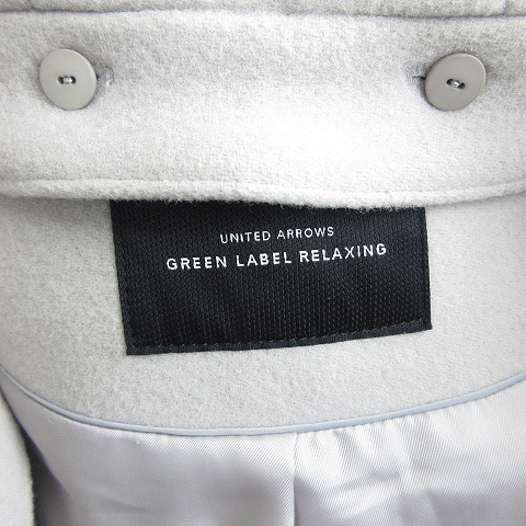 グリーンレーベルリラクシング ユナイテッドアローズ Green Label Relaxing Kf W 2way ノーカラー Hood コート ロング ライトグレー 44 レディース 003 902008100002 ベクトルパーク