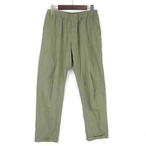 ドリスヴァンノッテン Dries Van Noten イージーパンツ テーパード コットン カーキ 46 Ibs77 メンズ 003 ベクトルパーク