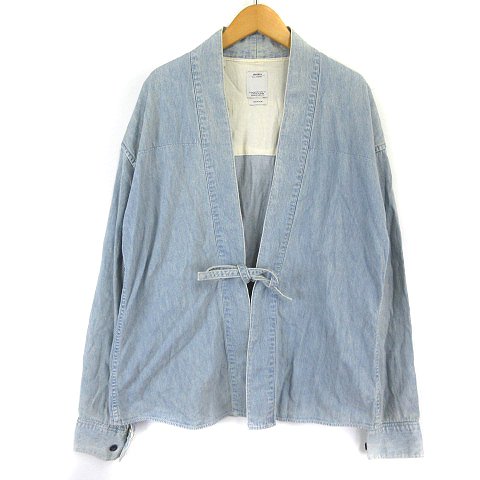 ビズビム Visvim ガウンジャケット カーディガン デニム ブルー 3 メンズ 003 ベクトルパーク
