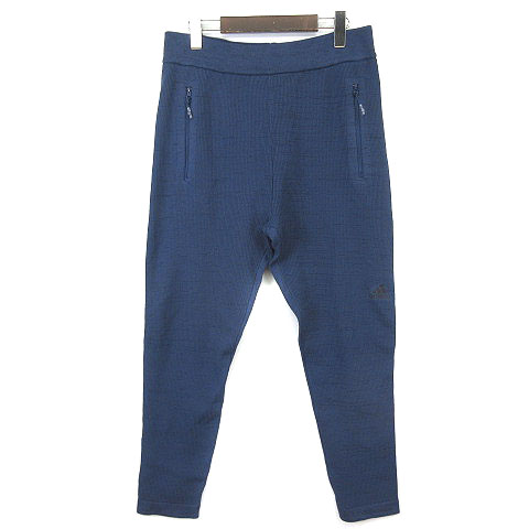 アディダス Adidas M Adidas Z N E パンツ ニット クロップド ロゴ ジップポケット ネイビー 紺 0 Ibs94 メンズ 003 ベクトルパーク