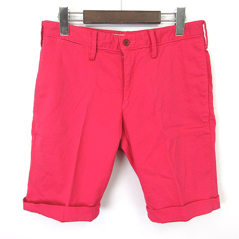 デザインワークス Designworks ショートパンツ ショーツ センタープレス ロールアップ ピンク 1 Ibs94 メンズ 003 ベクトルパーク