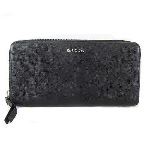 ポールスミス Paul Smith 長財布 ラウンド ファスナー レザー エンボス 黒 ブラック Ibo3 メンズ 003 ベクトルパーク ポールスミス Paul Smith 長財布 ラウンド ファスナー レザー エンボス 黒 ブラック Ibo3 メンズ 003 ベクトルパーク