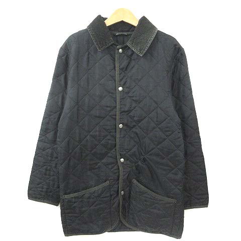 マッキントッシュ Mackintosh キルティングジャケット コート コーデュロイ 切替 34 黒 ブラック Rrr メンズ 003 ベクトルパーク