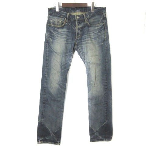 ヒステリックグラマー Hysteric Glamour Nobu加工 デニムパンツ ジーンズ スタッズ 30 インディゴブルー 0222ap15 メンズ 003 ベクトルパーク
