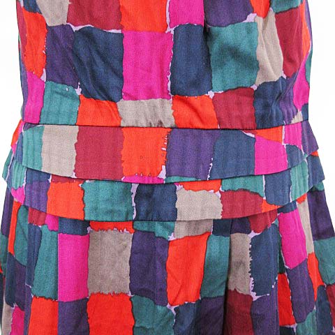 マークバイマークジェイコブス Marc By Marc Jacobs ワンピース チェック ノースリーブ ひざ丈 コットン 2 マルチカラー Rrr レディース 003 ベクトルパーク