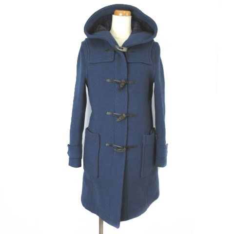 ロンドントラディション London Tradition ダッフルコート フーデッド ウール ネイビー 紺 34 Ibs91 レディース 003 ベクトルパーク