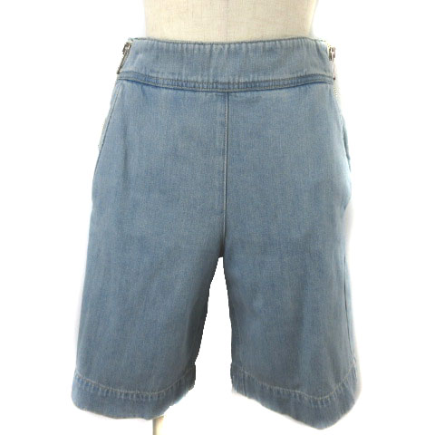 クロエ Chloe ハーフパンツ ショートパンツ デニム ジップ ブルー 34 Ecr6 レディース 003 ベクトルパーク