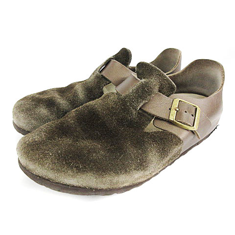 ビルケンシュトック BIRKENSTOCK サンダル ボストン スエード ベルト 茶 ブラウン 25 IBO17 メンズ 特売オンライン ボストン サンダル BIRKENSTOCK サンダル