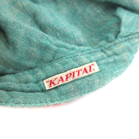 キャピタル kapital キャスケット帽 キャップ 帽子 チェック柄