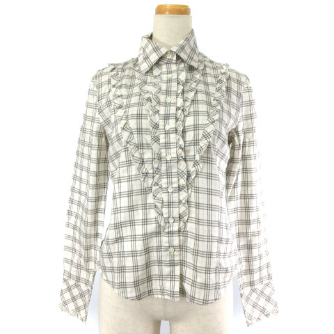 バーバリーブルーレーベル BURBERRY BLUE LABEL シャツ ブラウス 長袖 