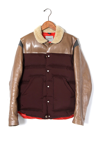 ○2012AW/UNDERCOVERISM(アンダーカバー イズム):J4205 袖レザーダウン 