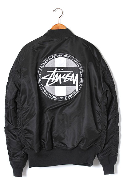 未使用品 2015AW STUSSY ステューシー ALPHA 35th MA-1 フライト 