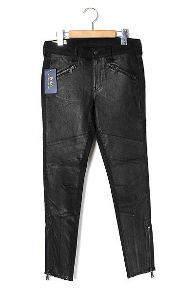 未使用品 2016AW POLO RALPH LAUREN ポロ ラルフローレン ラムレザー  